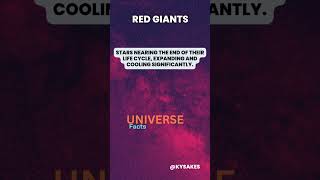 Red Giants quotFascinating Facts About the Universe in 10 Secondsquot redgiants [upl. by Azile]