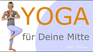 🍑 30 min Yoga für Deine Mitte  wohlfühlen wahrnehmen dehnen und stärken  ohne Geräte [upl. by Rich]