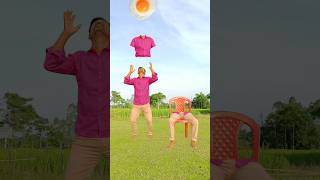 Matching twin brotherr flying body parts vs Eating candy egg amp Catching brown catt funny video😂😀 [upl. by Orimar]