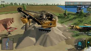 Farming Simulator 22 Как сделать собственный карьер песка [upl. by Simmie407]