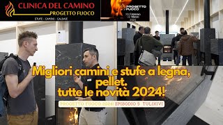 Migliori camini e stufe a legna o pellet Progetto fuoco 2024 tutte le novità Tulikivi pt 5 [upl. by Donal]