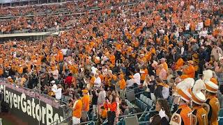 University of Tennessee quotPride of the Southlandquot Marching Band plays Rocky Top at the Gator Bowl [upl. by Ressler]