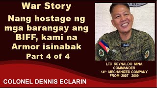 War Story Nang hostage ng mga barangay ang BIFF kami na Armor ang isinabak [upl. by Samled]