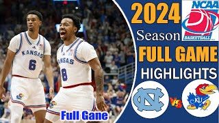 Kansas vs North Carolina Full Game HIGHLIGHTS  Nov 082024  College mens basketball 2024 [upl. by Aveline]