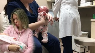 7 WEEK OLD GETS LASER TREATMENT FOR HEMANGIOMA HARD TO WATCH [upl. by Ennaul518]