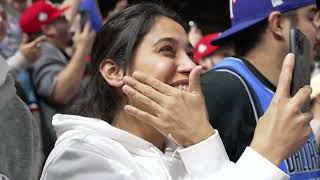 Texas Rangers win the World Series  Live fan reactions [upl. by Kally]