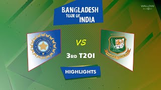 Highlights 3rd T20I India vs Bangladesh  3rd T20I IND VS BAN [upl. by Skiest]