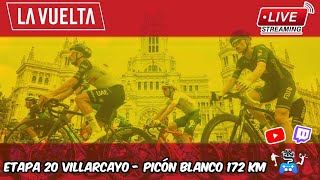 🔴VUELTA A ESPAÑA ETAPA 20 VILLARCAYO  PICÓN BLANCO 172 KM REACCIÓN EN VIVO🔴 [upl. by Jessamyn]