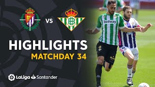 Highlights Real Valladolid vs Real Betis 11 [upl. by Chrysa]