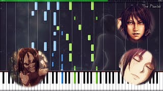 Attack On Titan 2  Call Of Silence  Synthesia Piano Tutorial  Zacky The Pianist [upl. by Adnahsed]