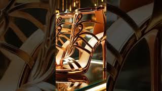 Luxor Starr Luxury Design Golden Horizon heels Modern elegant heels for highend fashion [upl. by Margret500]