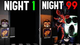 The Roblox FNAF Game That Gets INFINITELY Harder [upl. by Evangelia]