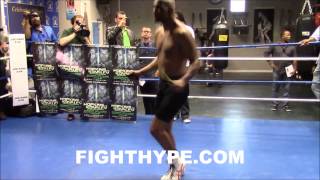 BERNARD HOPKINS SHOWS HE STILL GOT JUMP ROPE SKILLS AT AGE 49 AHEAD OF KOVALEV CLASH [upl. by Riem]