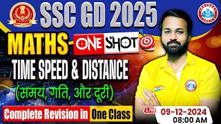 SSC GD Maths  SSC GD 2025  Time Speed amp Distance Revision Class  Maths For SSC GD by Deepak Sir [upl. by Nike670]