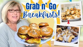 6 GRAB N’ GO Breakfast Meal Prep Ideas  Quick amp Easy Handheld Breakfasts for Busy Mornings [upl. by Ahsinuq541]