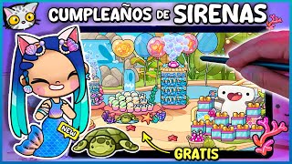 🎂 Cómo DECORAR GRATIS un CUMPLEAÑOS de SIRENAS en el NUEVO PARQUE ACUÁTICO de Avatar World 🐠✨Lilicat [upl. by Oinolopa807]