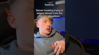 Steven Hawking at the pearly white gates meme funny shorts [upl. by Aniraz]