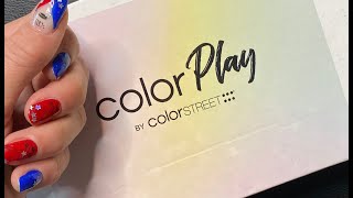 Aprils 2024 Color Play sub box by Color Street [upl. by Trude984]