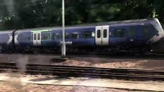 2D43 318266 Glasgow CentralPaisley canal passing Sheilds Depot 7824 [upl. by Ennairak36]