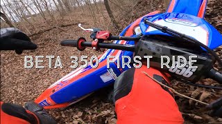 2024 Beta 350RR First Ride [upl. by Arreip]