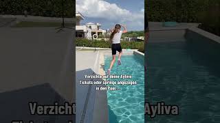 Jule tut alles für ihre Ayliva Tickets 🤗 familie ayliva pool [upl. by Llednav428]