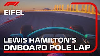 Lewis Hamiltons Pole Lap  2021 Eifel Grand Prix [upl. by Corneille]