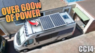 Loads of Solar  Boxer camper conversion  CC14 [upl. by Rhtaeh]