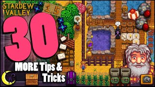 30 MORE Tips and Tricks  Updated Stardew Valley Tips for 15 [upl. by Vowel]