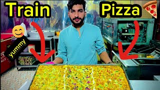 RoyelTrain pizza MAKING video 🍕🍕🍕Resturent style [upl. by Quick434]