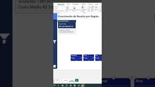 Criando gráfico de mapas shorts excel powerbi exceltips [upl. by Sephira]