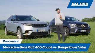 Porovnání  MercedesBenz GLE 400 Coupé vs Range Rover Velar [upl. by Manuela]