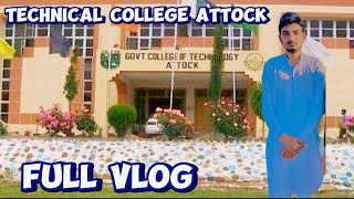 Technical College Vlog 🤔 Fully Visit Technical College🥀  Haris YT  attockvlog tecnicalcollege [upl. by Timrek584]