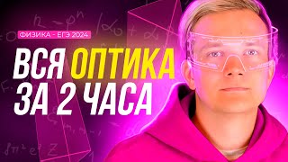 ВСЯ геометрическая оптика за 2 часа для ЕГЭ 2025 по физике [upl. by Eirod]