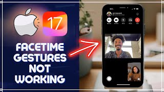 iOS 17  How To Fix FaceTime Reactions Gestures Not Working iOS17 2024 [upl. by Argyres735]