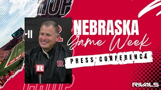 Greg Schiano previews Nebraska game  Rutgers Scarlet Knights Football [upl. by Utir]