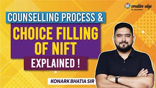 NIFT Choice Form Filling Explained  Counselling Process of NIFT  NIFT Choice Filling 2022 [upl. by Adiaroz]