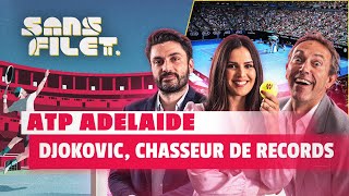 🎾 ATP Adélaïde  Novak Djokovic chasseur de records  Tennis [upl. by Anidal727]