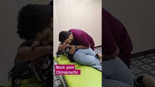 Back pain Chiropractic treatment shorts yt trending [upl. by Obeded]