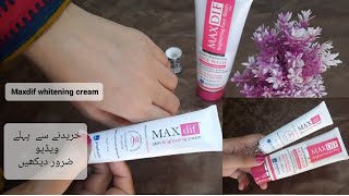 Best skin whitening medicated cream best medicated face wash  Maxdif medicated cream [upl. by Atnahs]