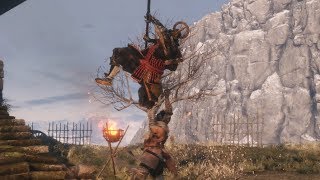 Sekiro Shadows Die Twice  Seven Ashina Spears Boss Fight [upl. by Kcirddot]