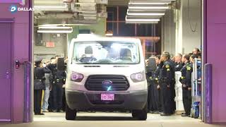 Procession for Dallas Police Officer Rogelio Santander [upl. by Ines]