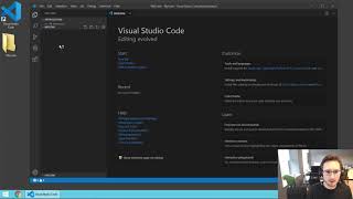 Create a project folder Visual Studio Code create a file and open the Terminal 25 [upl. by Luhey]