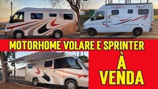 2 MOTORHOMES À VENDA VOLARE A6 E SPRINTER CNH B VOLARE VENDIDO [upl. by Doughty572]