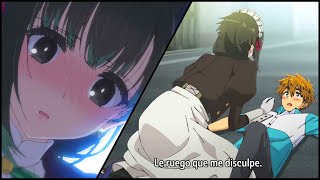 Meidosan Yuki se enamora de Hitoyoshi  Kimi wa Meidosama You Are Ms Servant ep 1 anime 君は冥土様。 [upl. by Heintz]