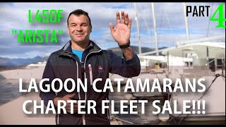 Charter catamarans FOR SALE fleet sale PART 4 Lagoon 450F ARISTA [upl. by Coltson]