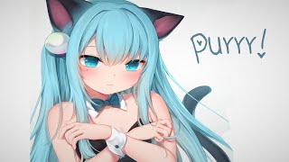 ASMR Neko Purring Sounds amp Tongue Clicking 👅  Binaural No Talking [upl. by Afital]