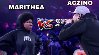 MARITHEA 🇨🇴 VS ACZINO 🇲🇽 BATALLÓN  GOD LEVEL GRAM SLAM [upl. by Esirehc]