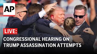 LIVE Congressional hearing on Trump assassination attempts [upl. by Karlens709]