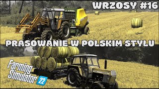 PRASOWANIE W POLSKIM STYLU 😍 WRZOSY 16😱 FS 22 😱 Polska Wieś bizon ursus [upl. by Grogan]