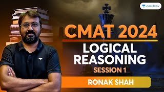 CMAT 2024  Logical Reasoning  Session 01  Ronak Shah cmat2024 ronakshah [upl. by Dela185]